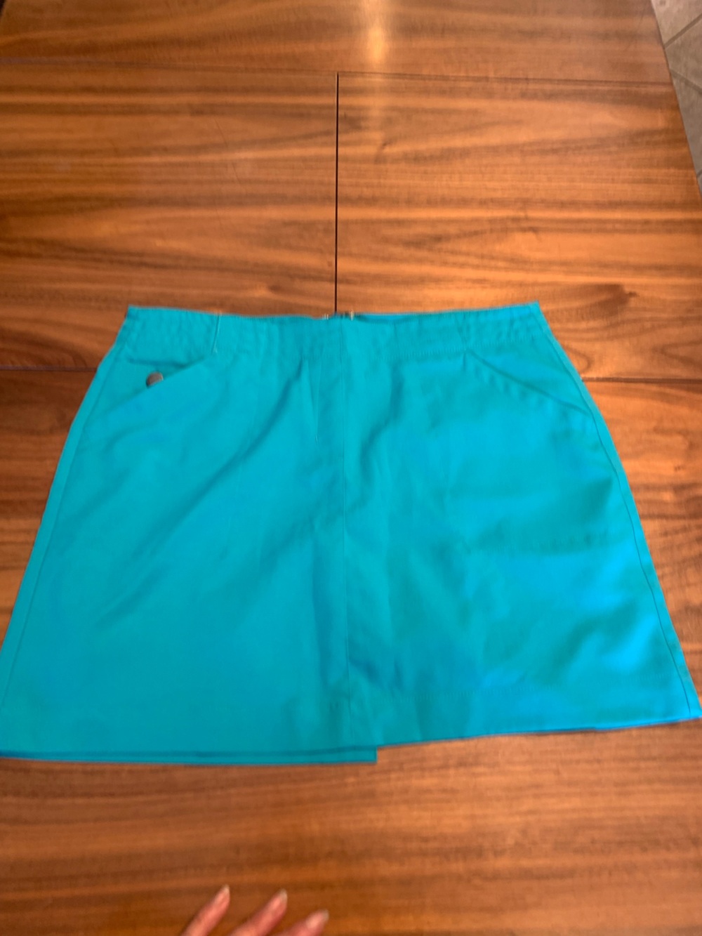 PGA Tour Bright Blue Skort, golf, tennis, pickleball, pockets, Sz 8, EUC